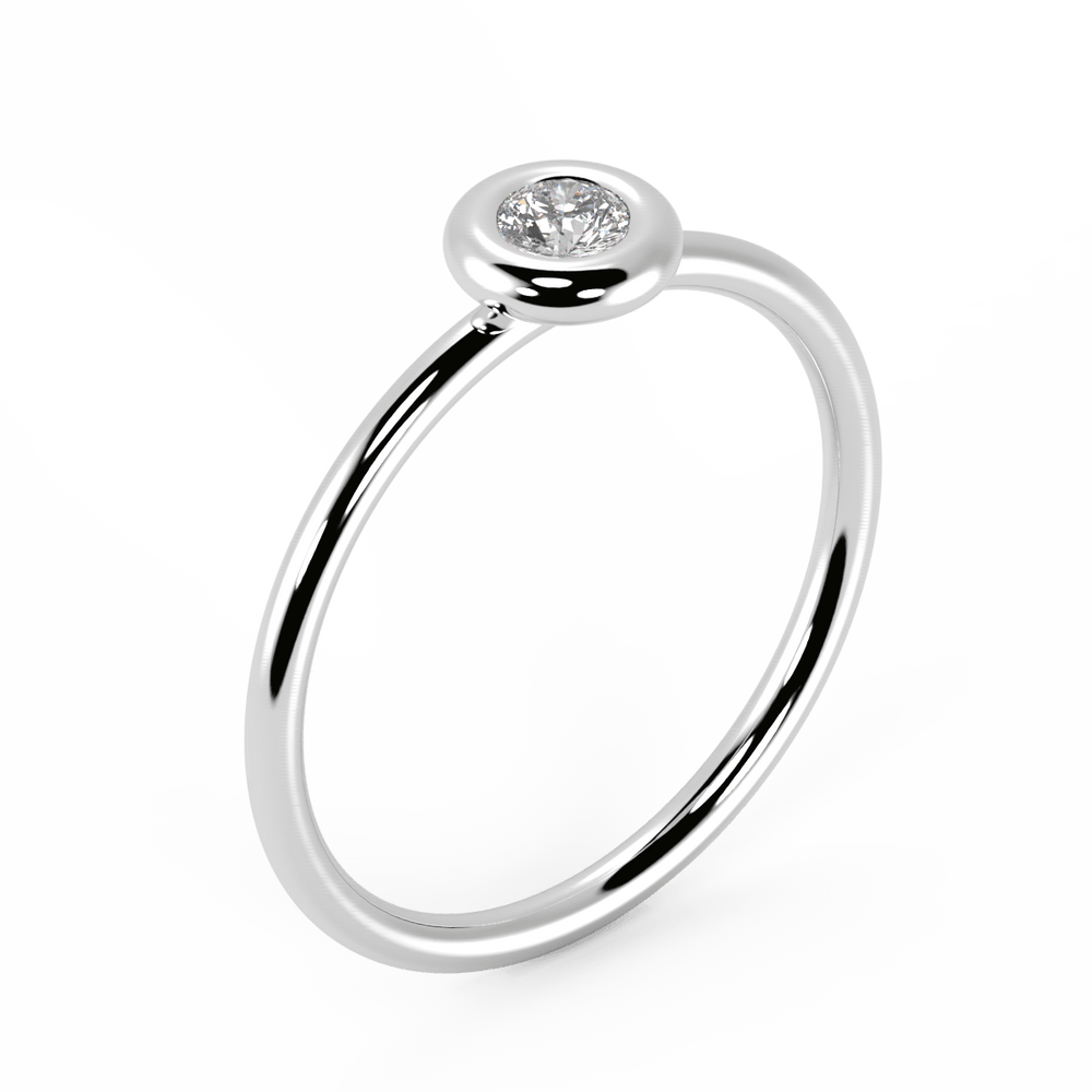 
                  
                    Orapa Ring with Created Diamond
                  
                