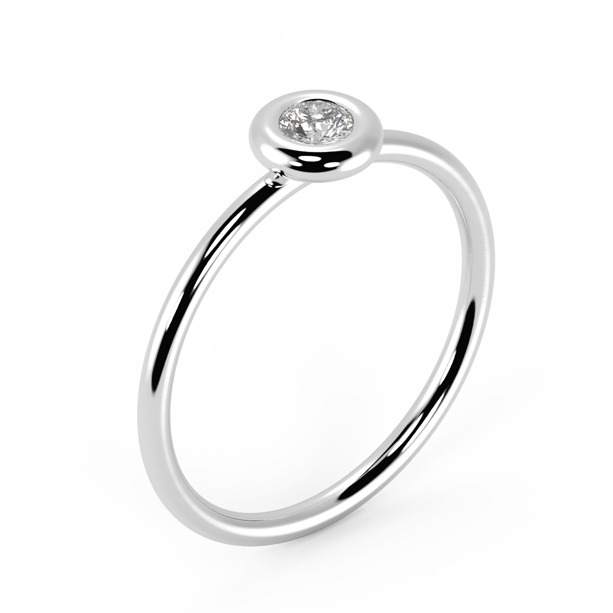 
                  
                    Orapa Ring with Created Diamond
                  
                