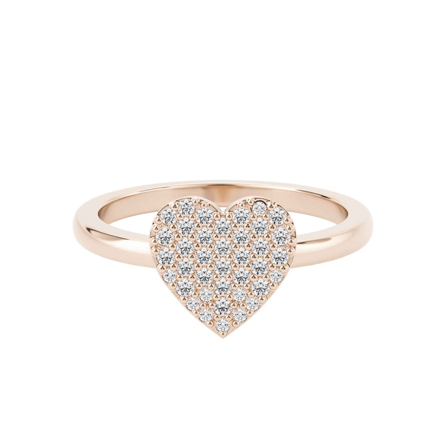 
                  
                    Bague en diamants créés à pavé plat Scanno
                  
                