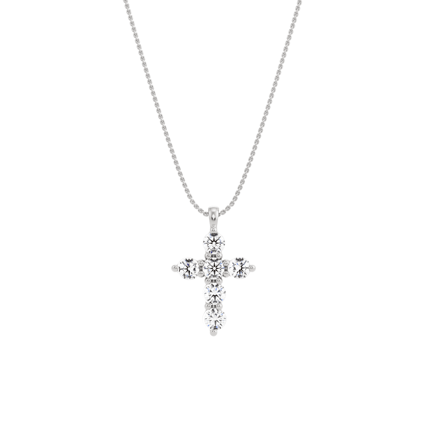 
                  
                    Crux Created Diamond Pendant with Chain
                  
                