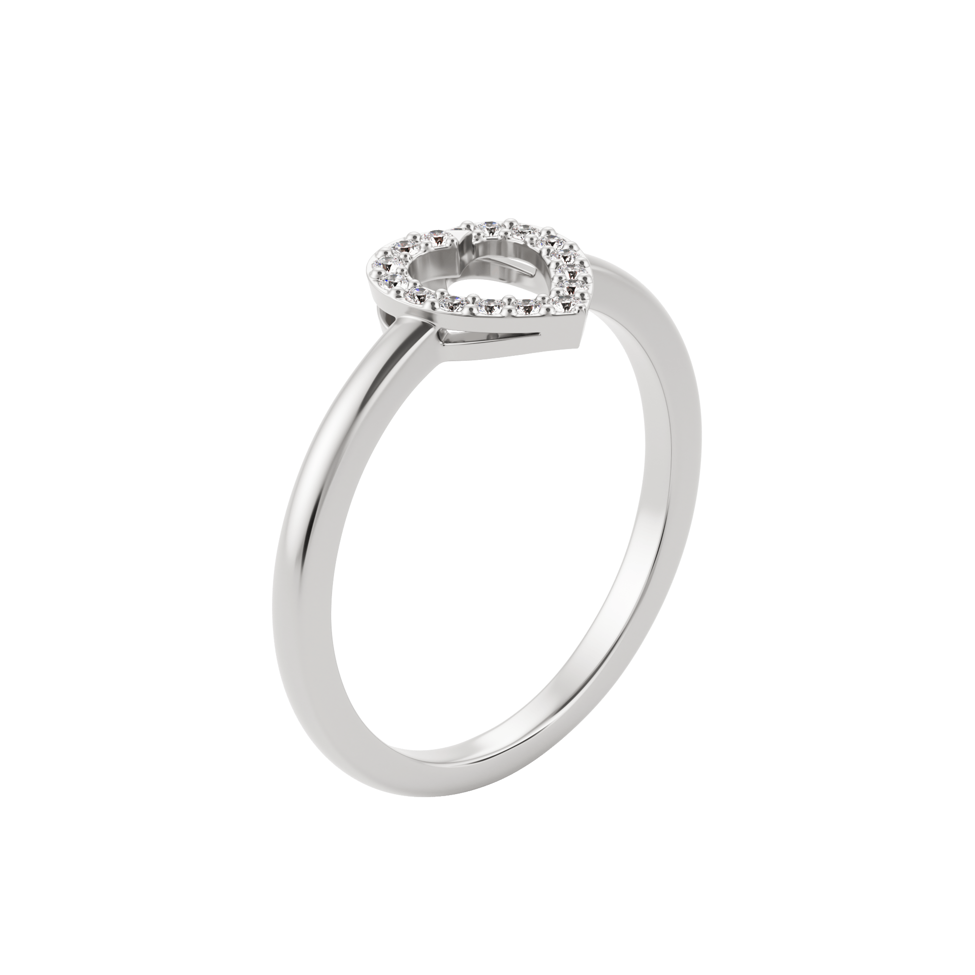 Tupai Ring with Created Diamonds
