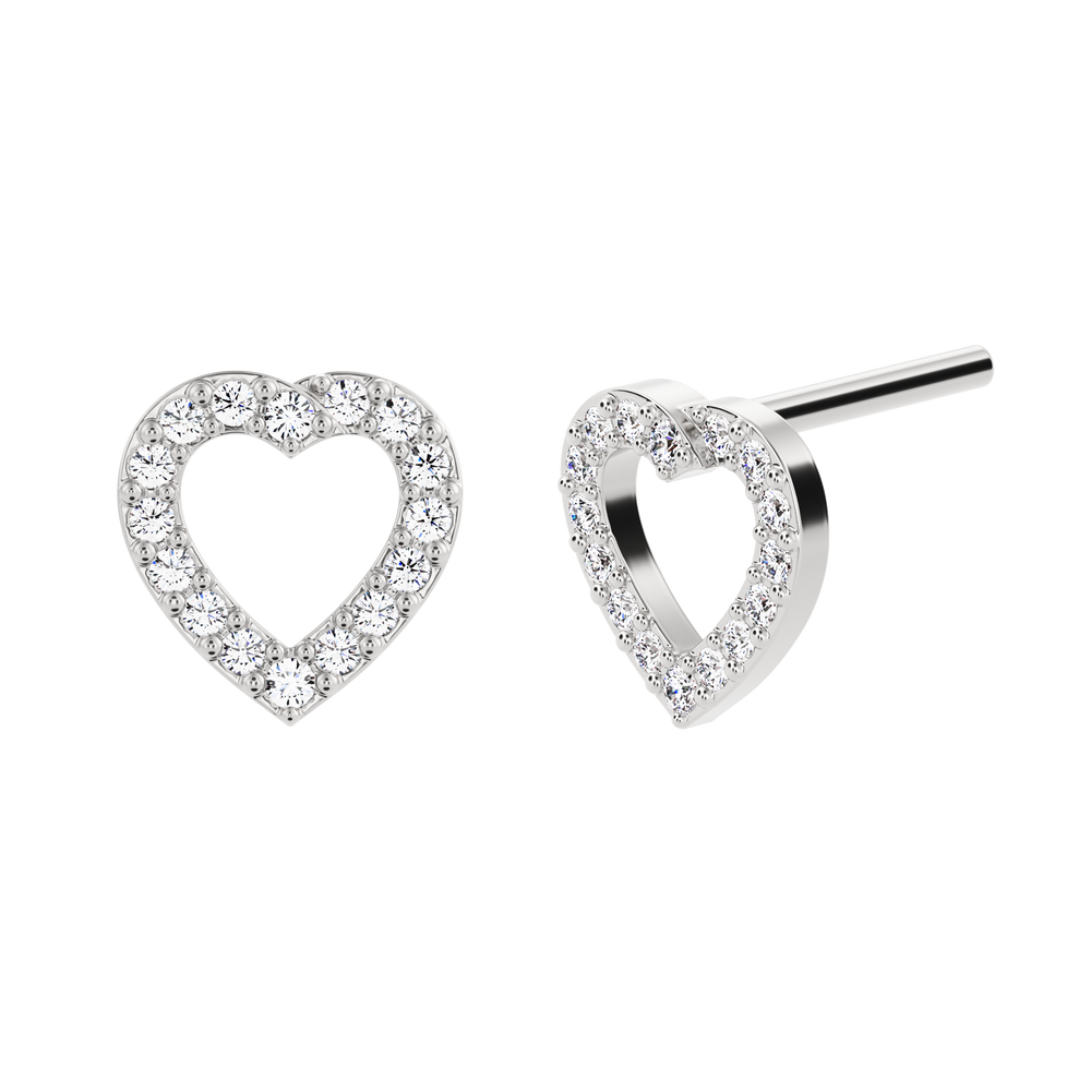 Created Diamond Tupai Earrings