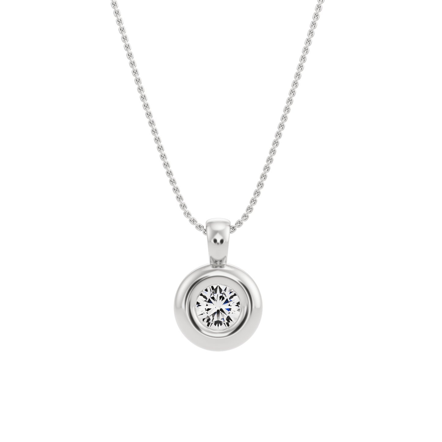 
                  
                    Orapa Pendant with Created Diamonds and its chain
                  
                