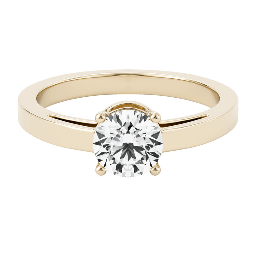 
                  
                    Anillo de Compromiso Cirros Solitario de oro 18Kt con Diamante Central
                  
                