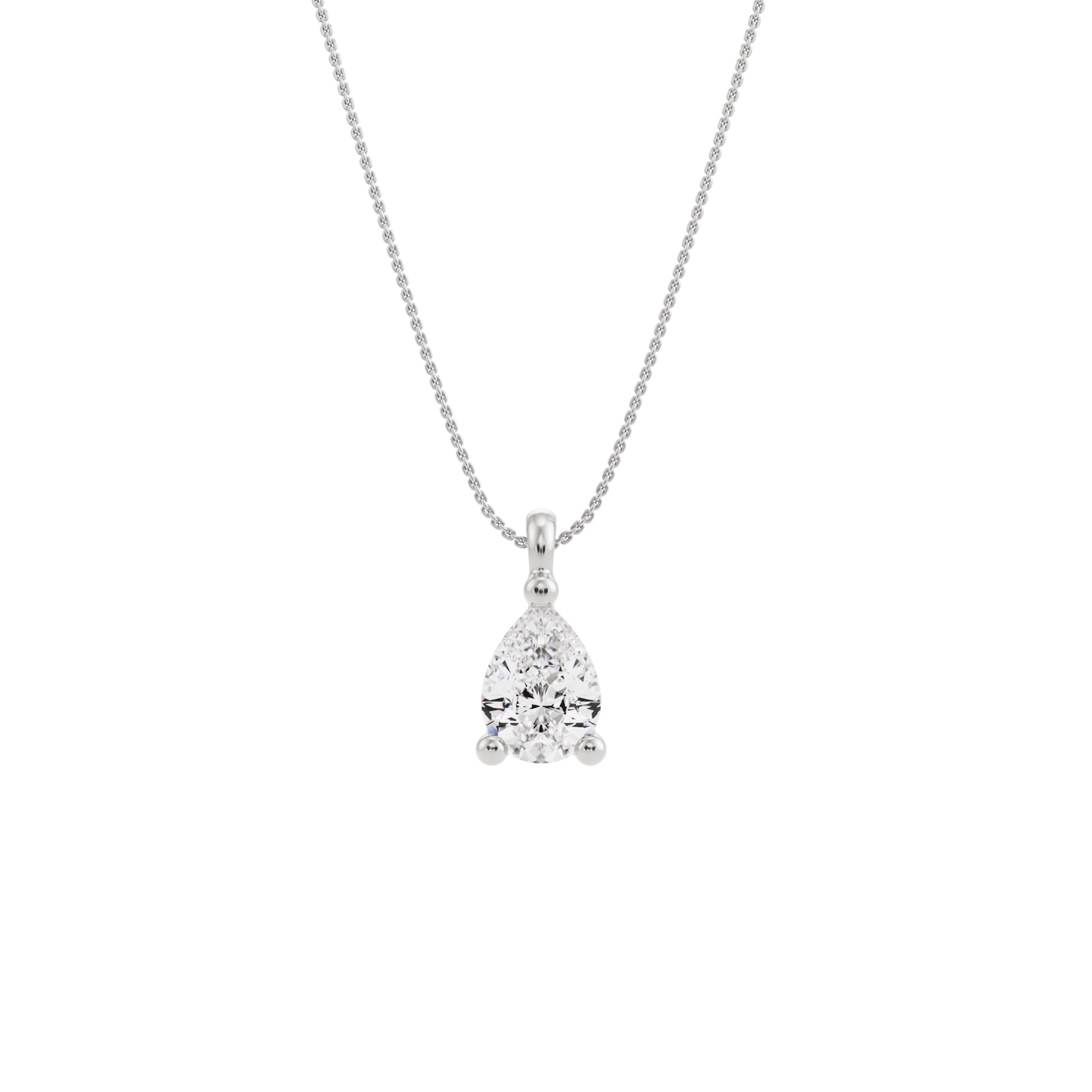 
                  
                    Drop pendant with created diamonds and its chain · fast delivery
                  
                