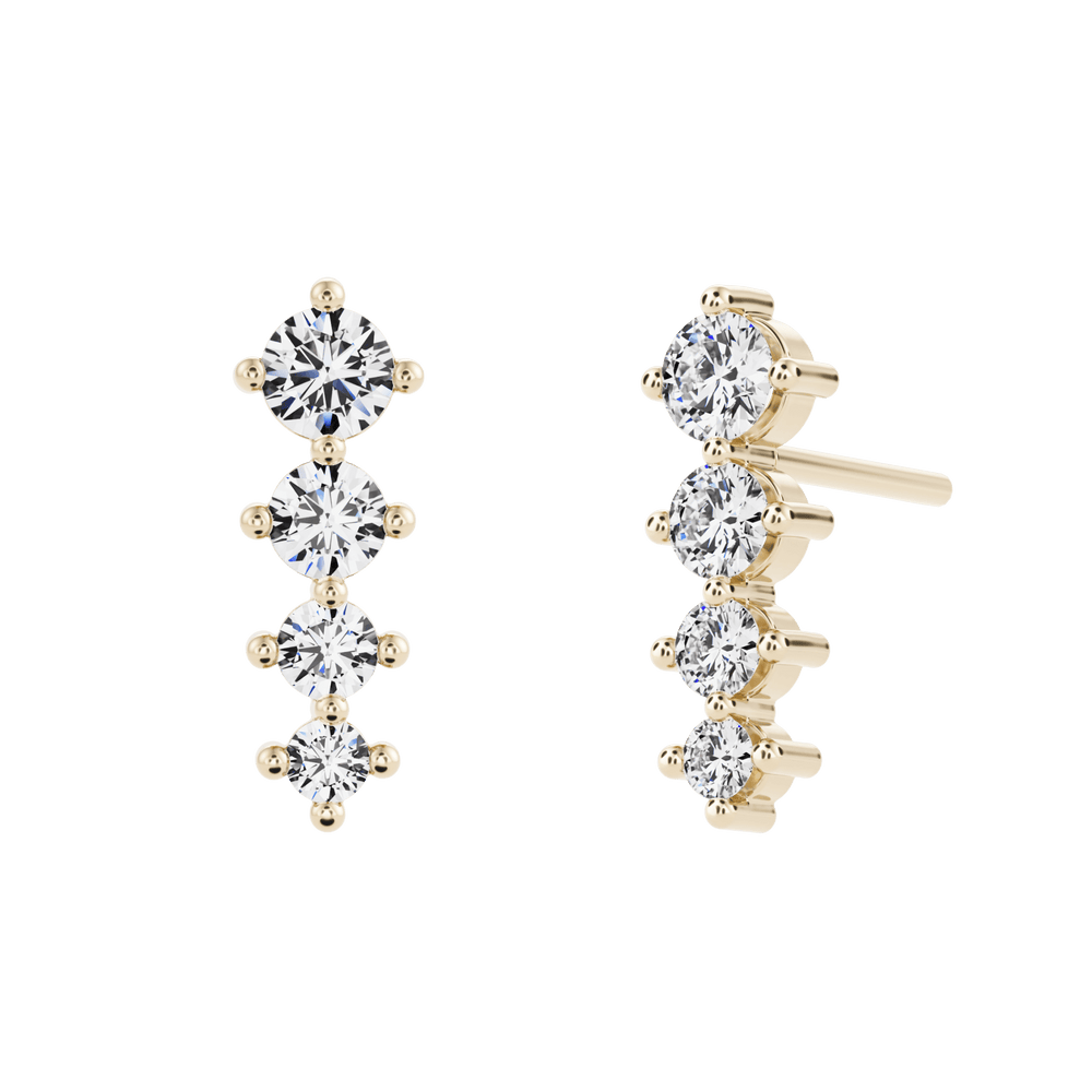 Eiger Created Diamond Earrings