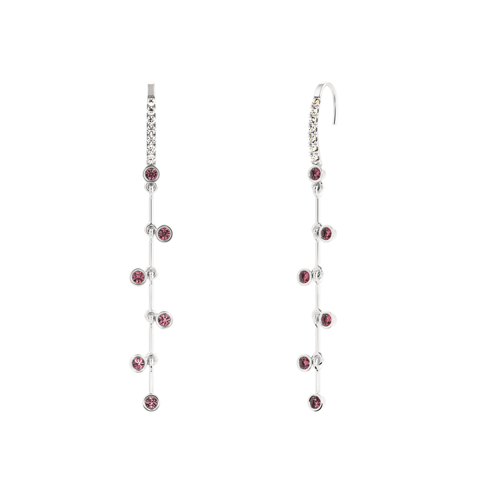 
                  
                    Pendientes Largos Rosario de oro 18K y diamantes
                  
                