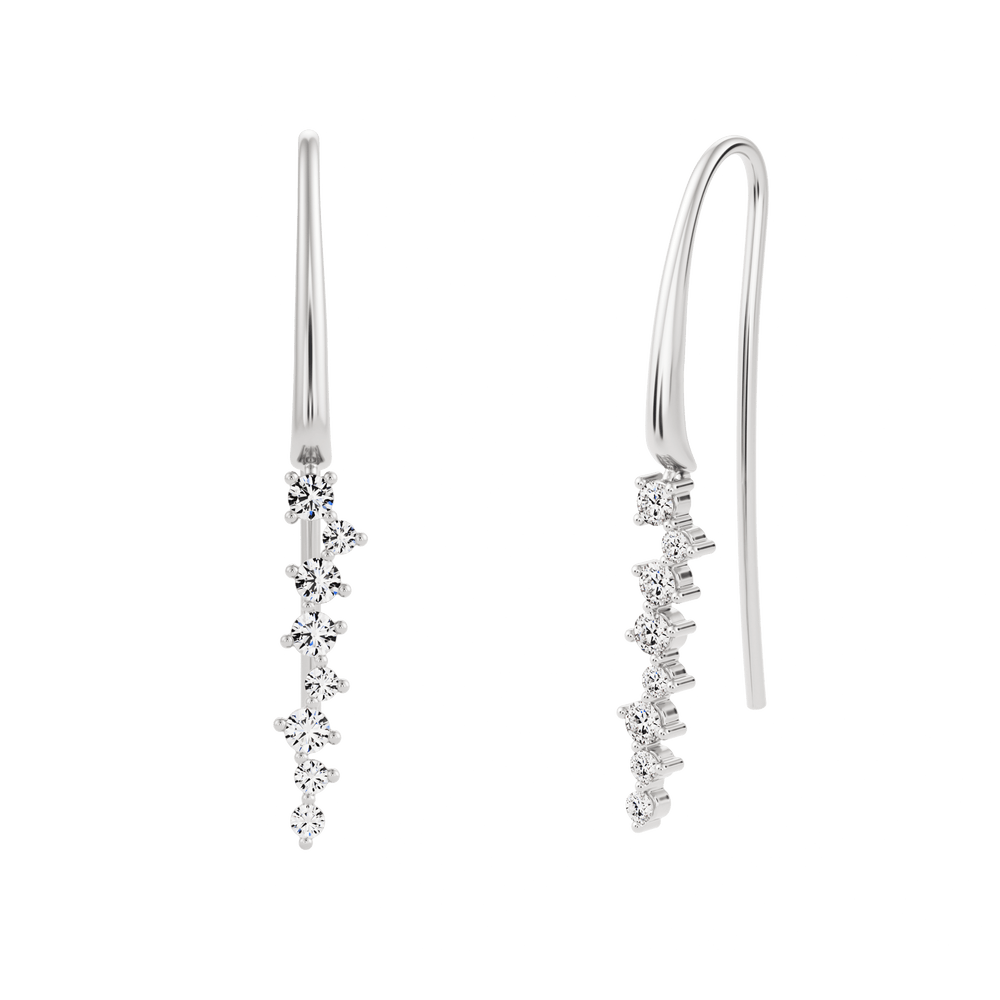 Erica Created Diamond Long Earrings