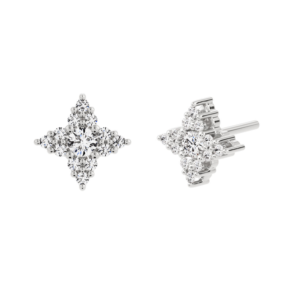 Mara Created Diamond Earrings