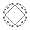 Forma del diamante